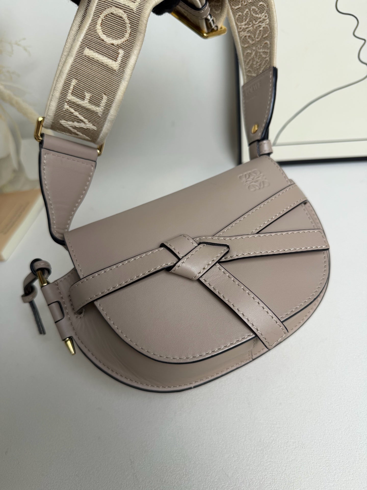 Loewe - Gate Mini - Leather - Grey - (mini)