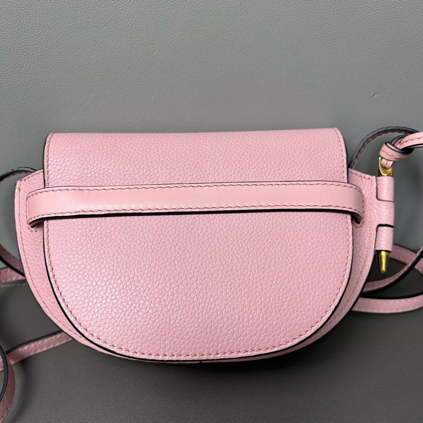 Loewe - Gate - Pebbled calfskin leather - Pink - (mini)