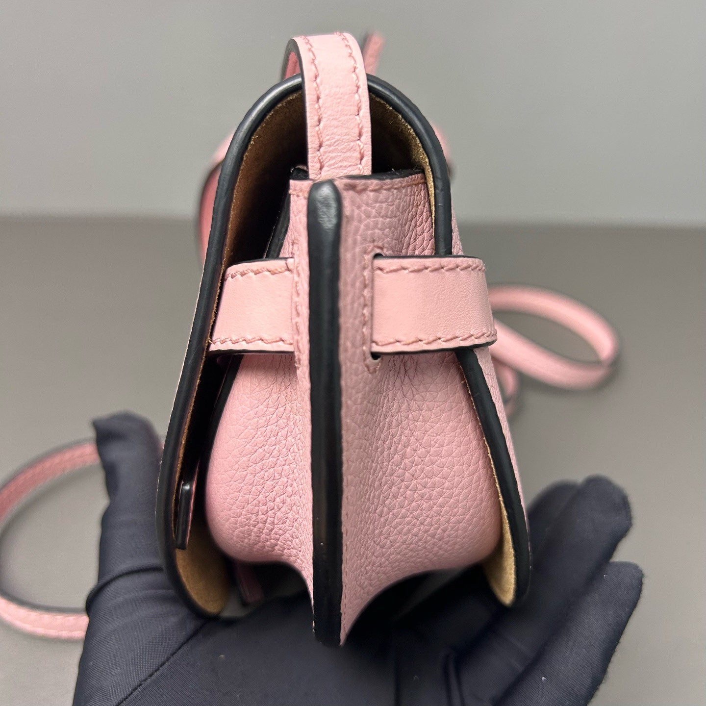 Loewe - Gate - Pebbled calfskin leather - Pink - (mini)