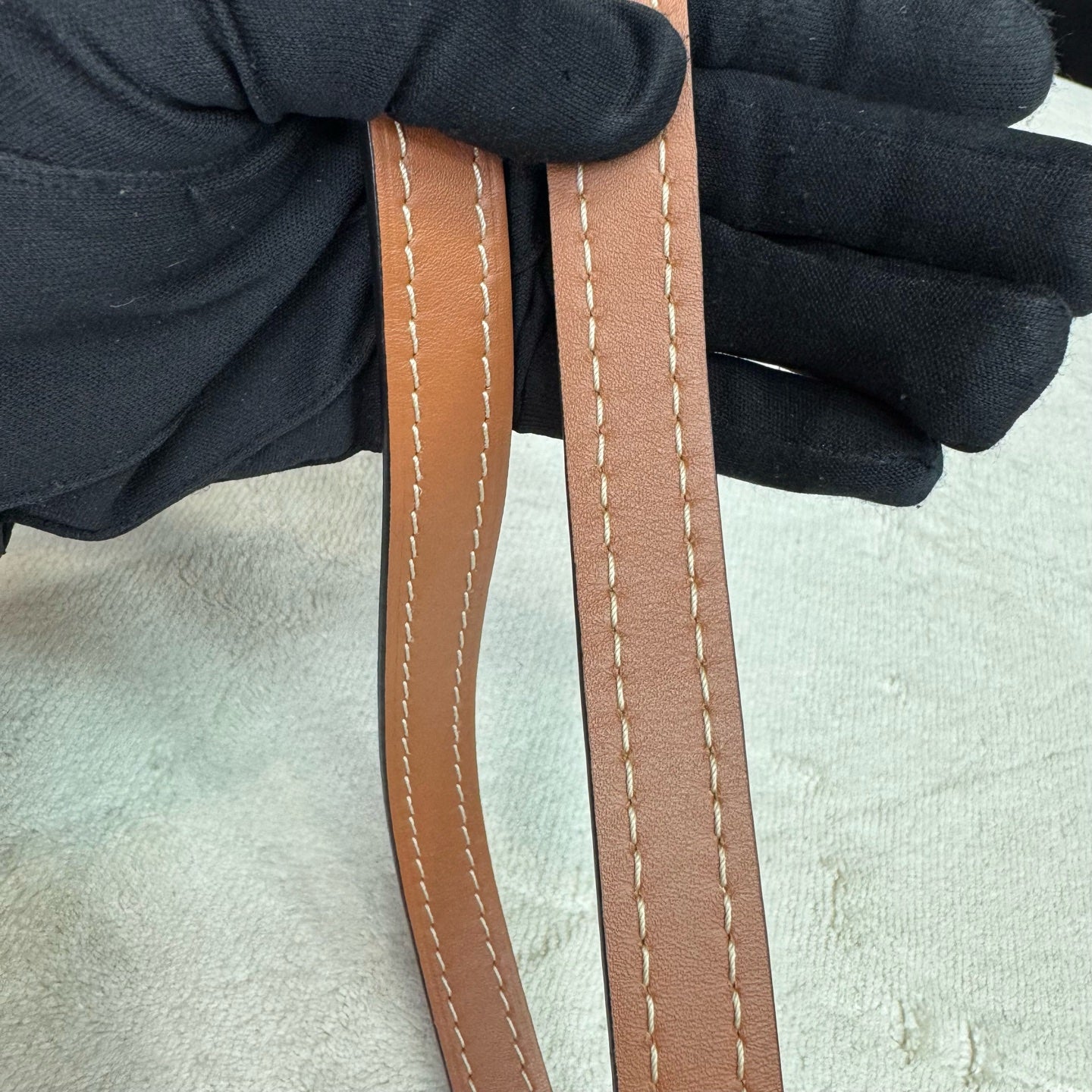 Loewe - Gate Saddle Bag - Calfskin leather and woven straw - Brown - (Small)