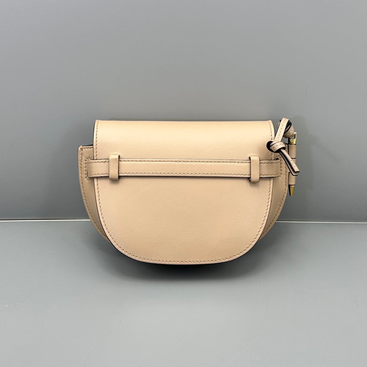 Loewe - Gate Saddle Bag - Leather - Beige - (mini)