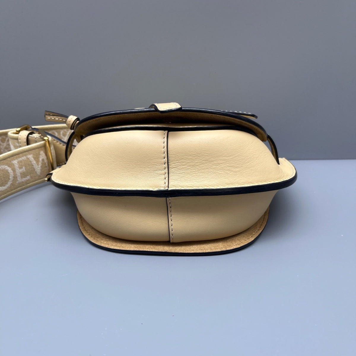 Loewe - Gate Saddle Bag - Leather - Beige - (mini)