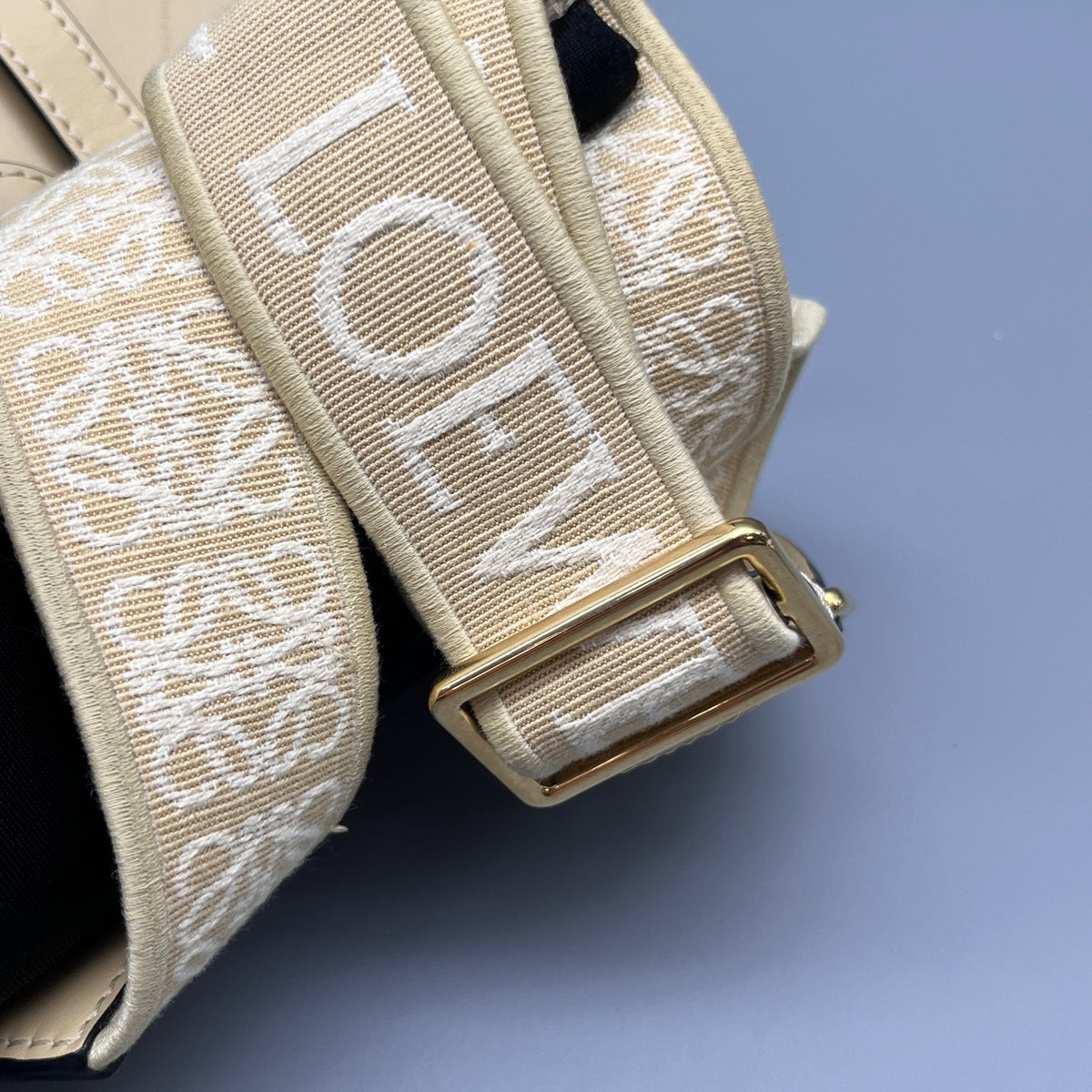 Loewe - Gate Saddle Bag - Leather - Beige - (mini)