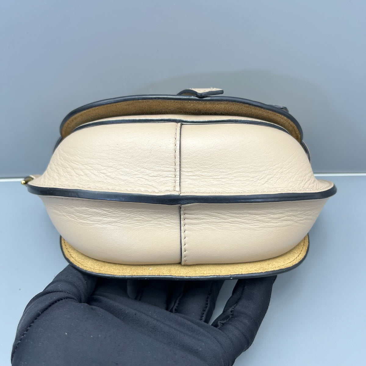 Loewe - Gate Saddle Bag - Leather - Beige - (mini)