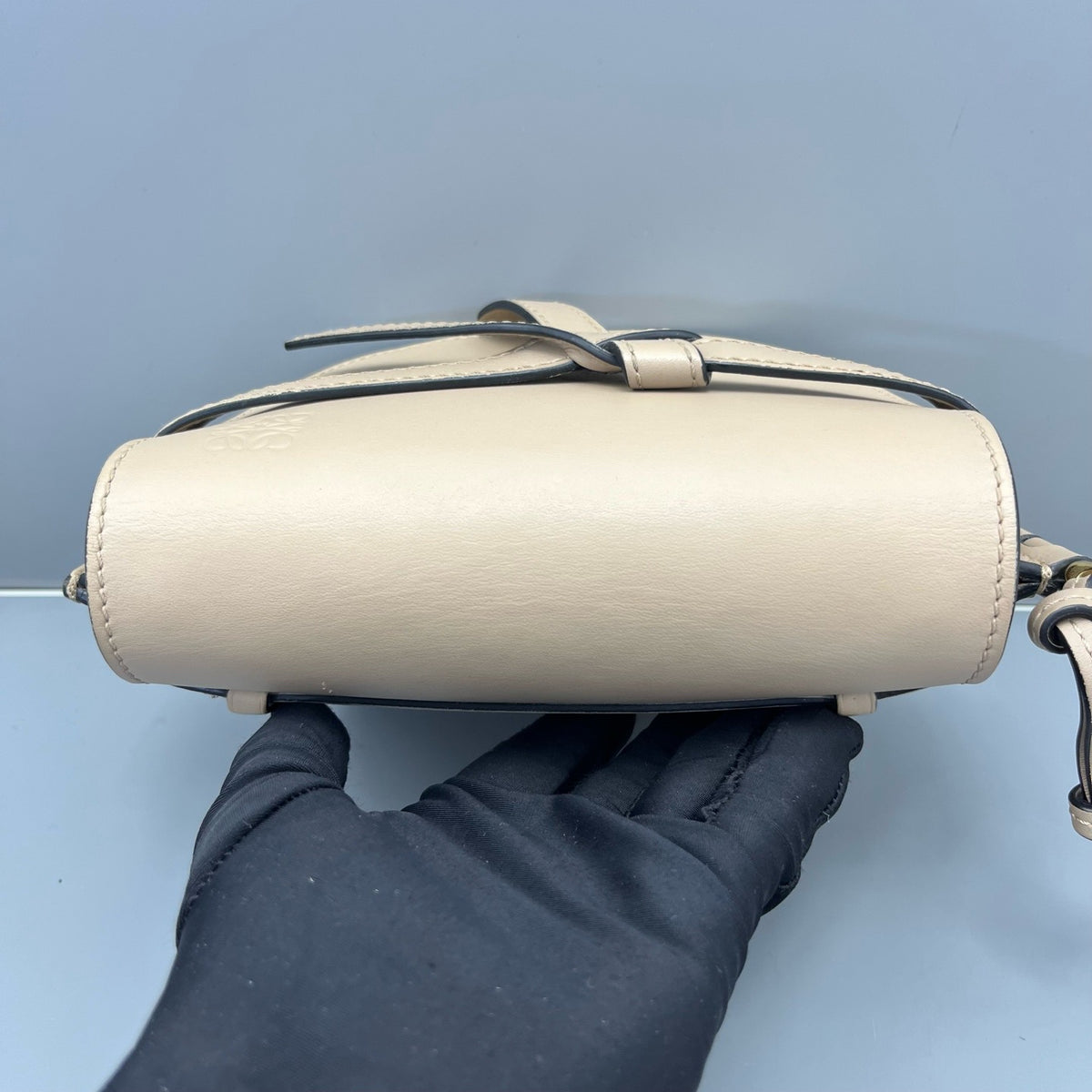Loewe - Gate Saddle Bag - Leather - Beige - (mini)