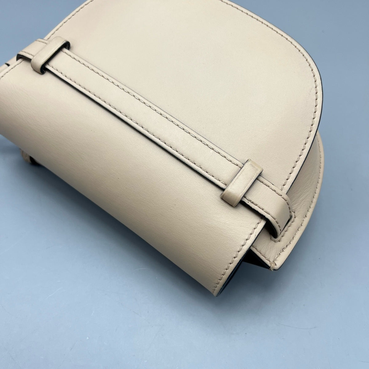 Loewe - Gate Saddle Bag - Leather - Beige - (mini)