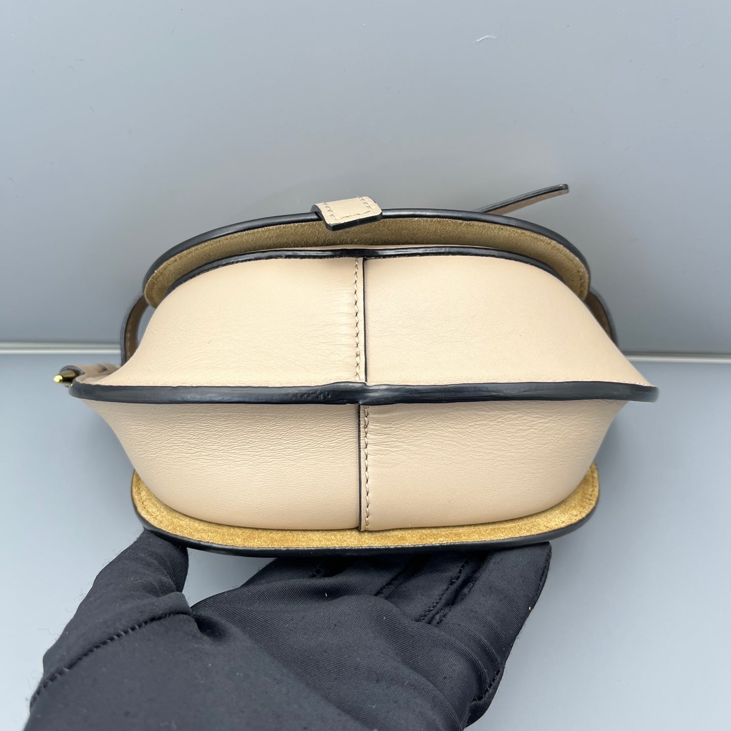 LOEWE - Gate Saddle Bag - Leather - Beige - (small)