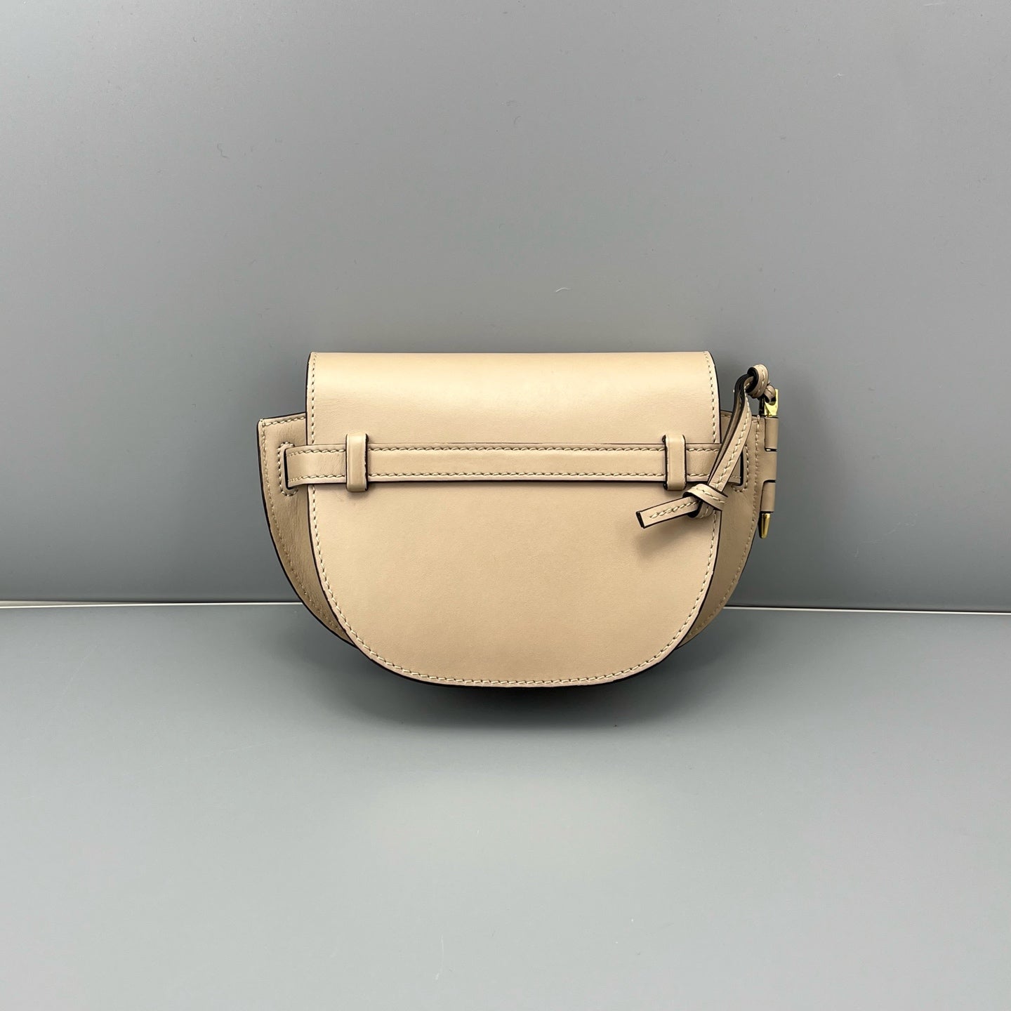 LOEWE - Gate Saddle Bag - Leather - Beige - (small)