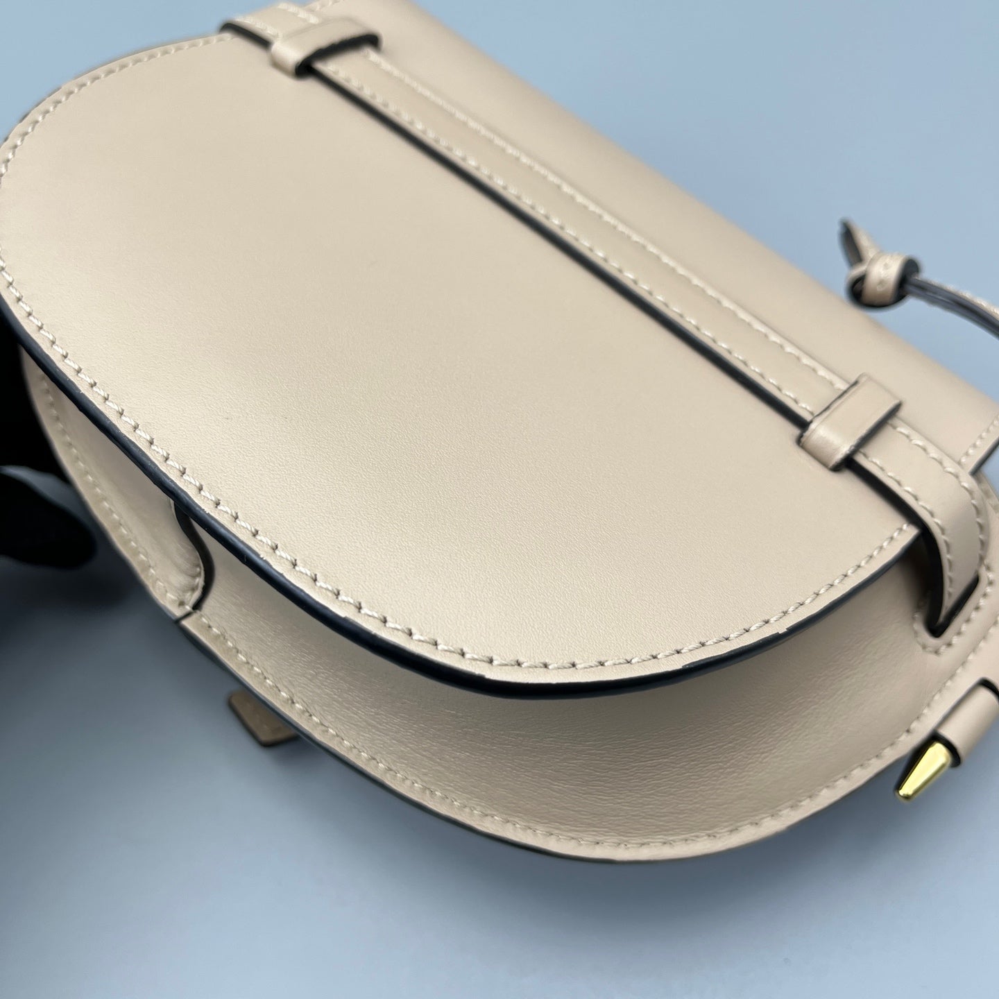 LOEWE - Gate Saddle Bag - Leather - Beige - (small)