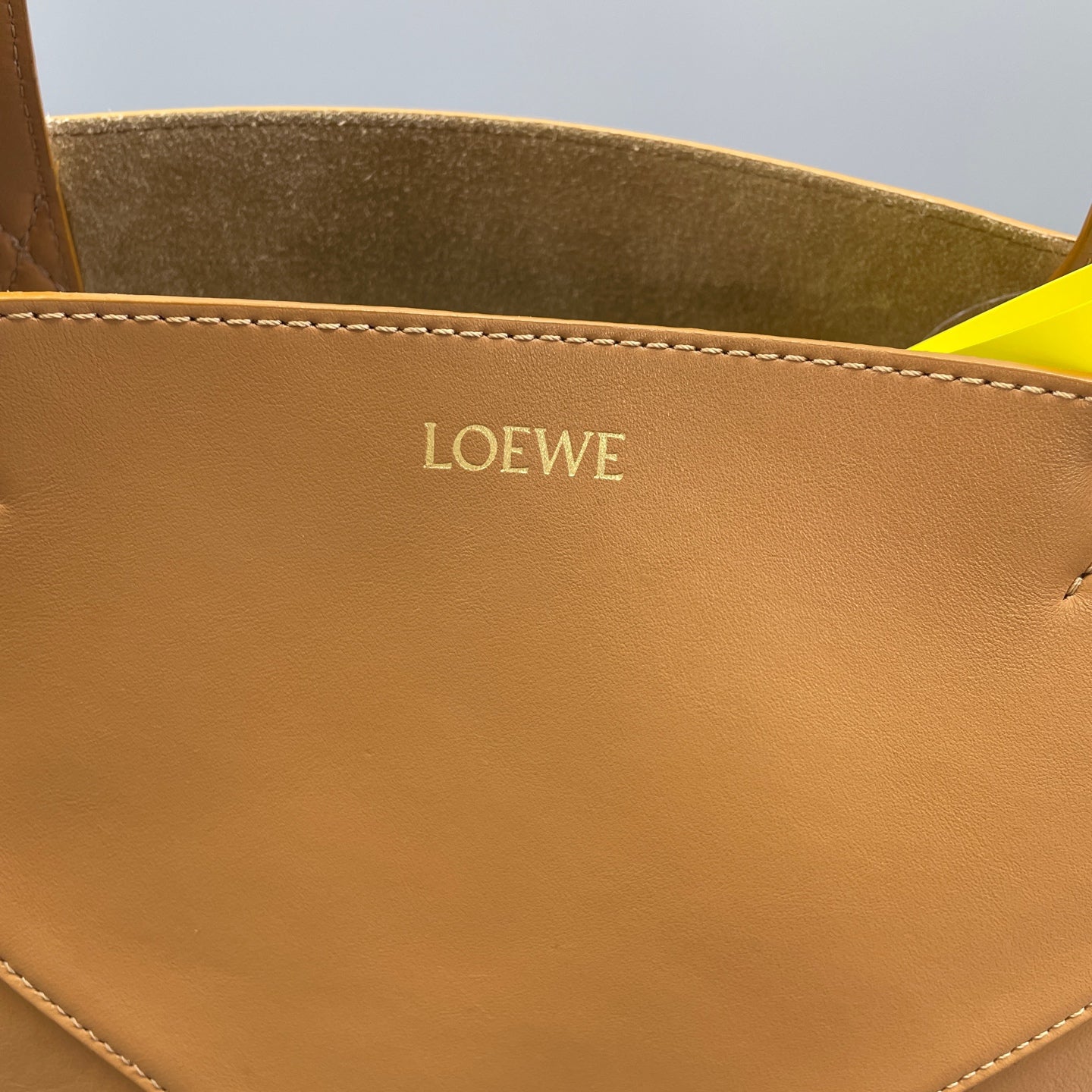 Loewe - Geometric Tote - Leather - Caramel - (medium)