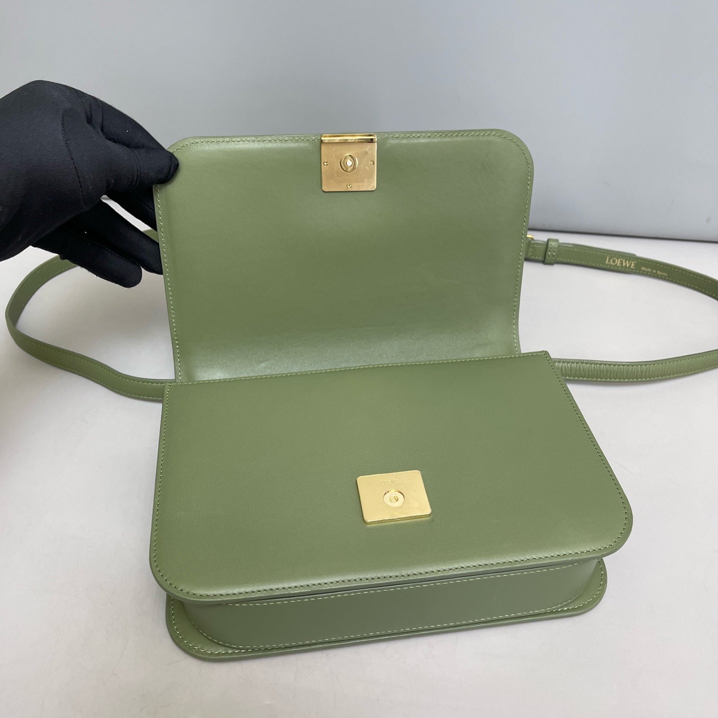 Loewe - Goya - Leather - Green - (small)