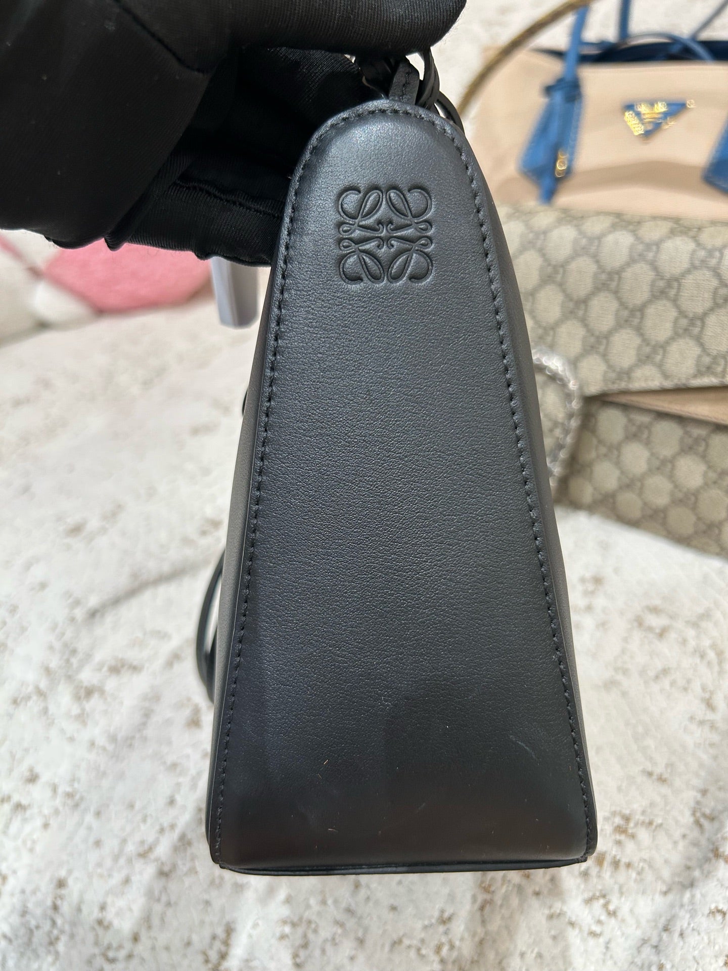 Loewe - Hammock Hobo - Leather - Black - (small)