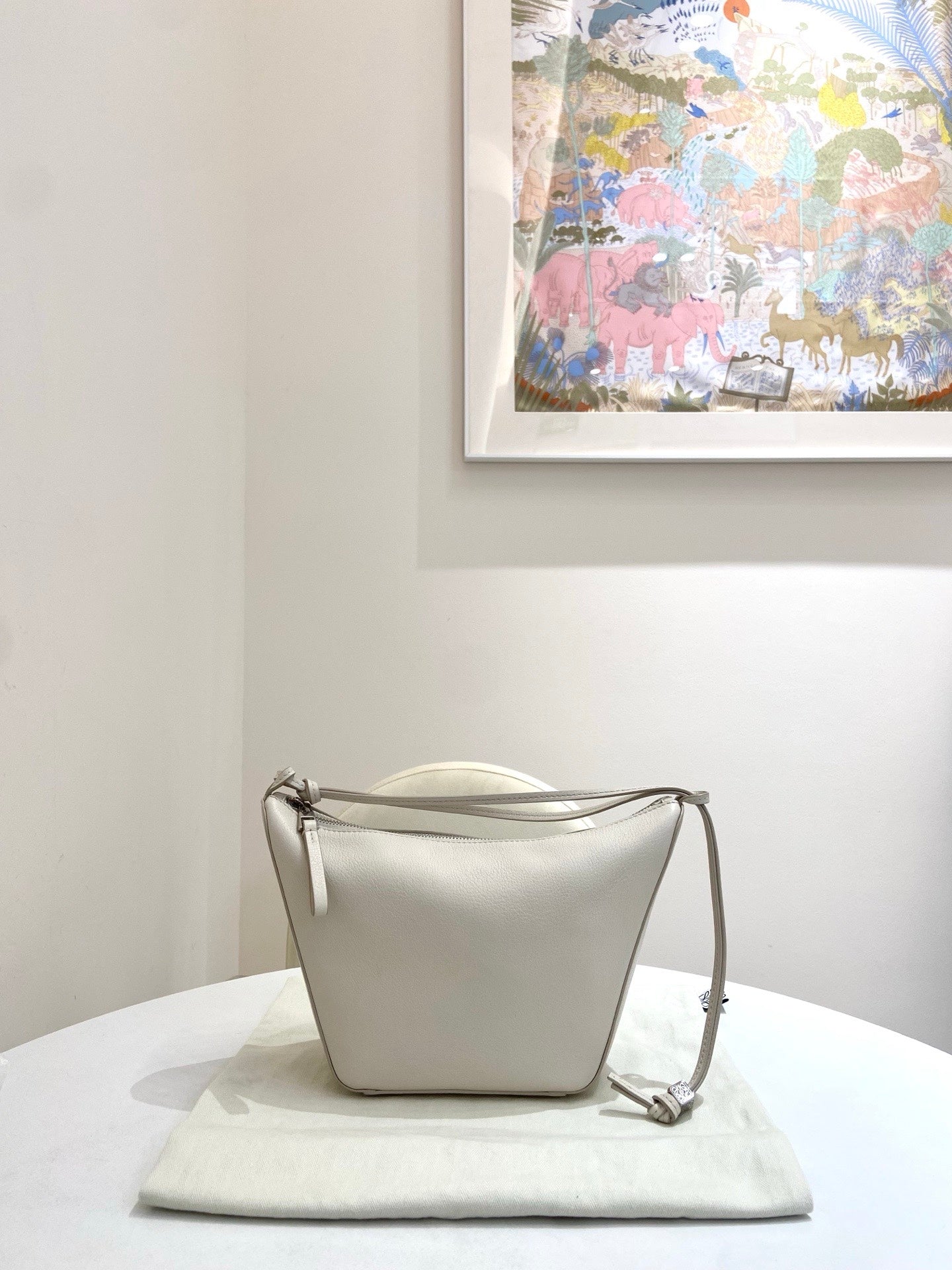 Loewe - Hammock Hobo - Leather - White - (Mini)
