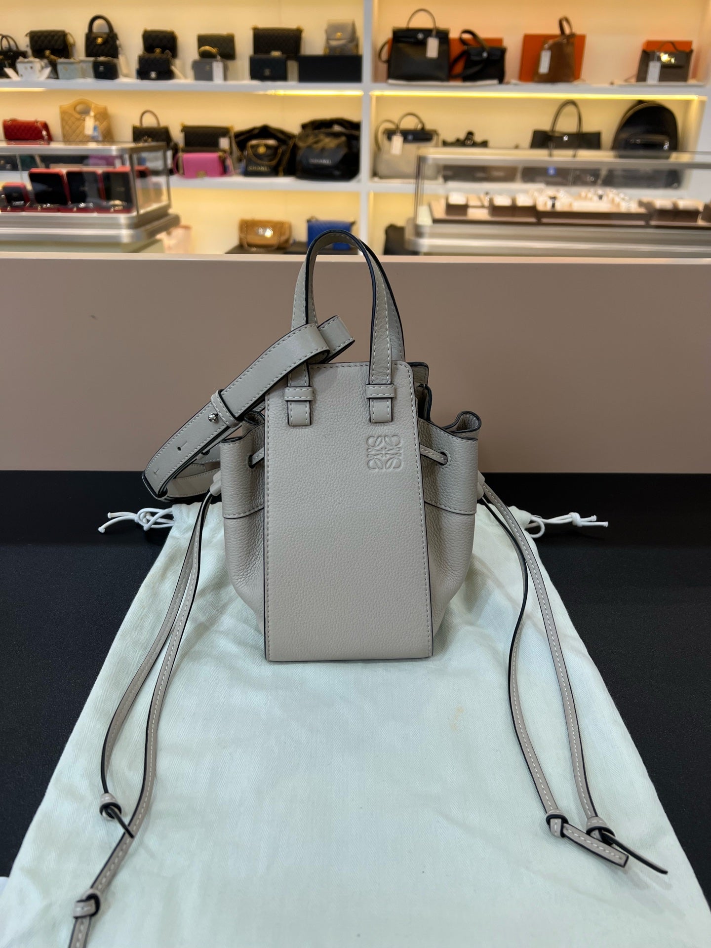 Loewe - Hammock - Leather - Beige - (mini)