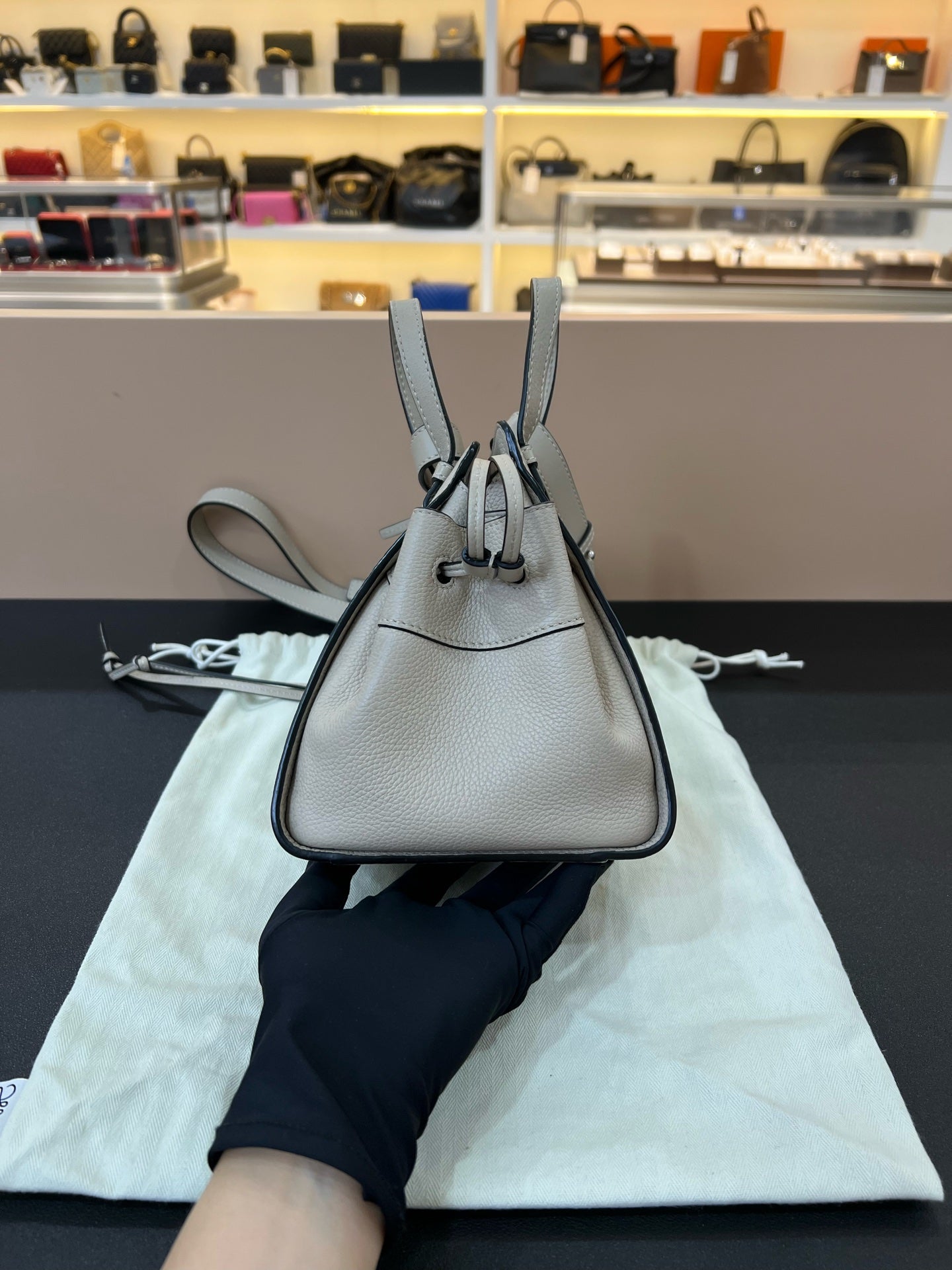 Loewe - Hammock - Leather - Beige - (mini)