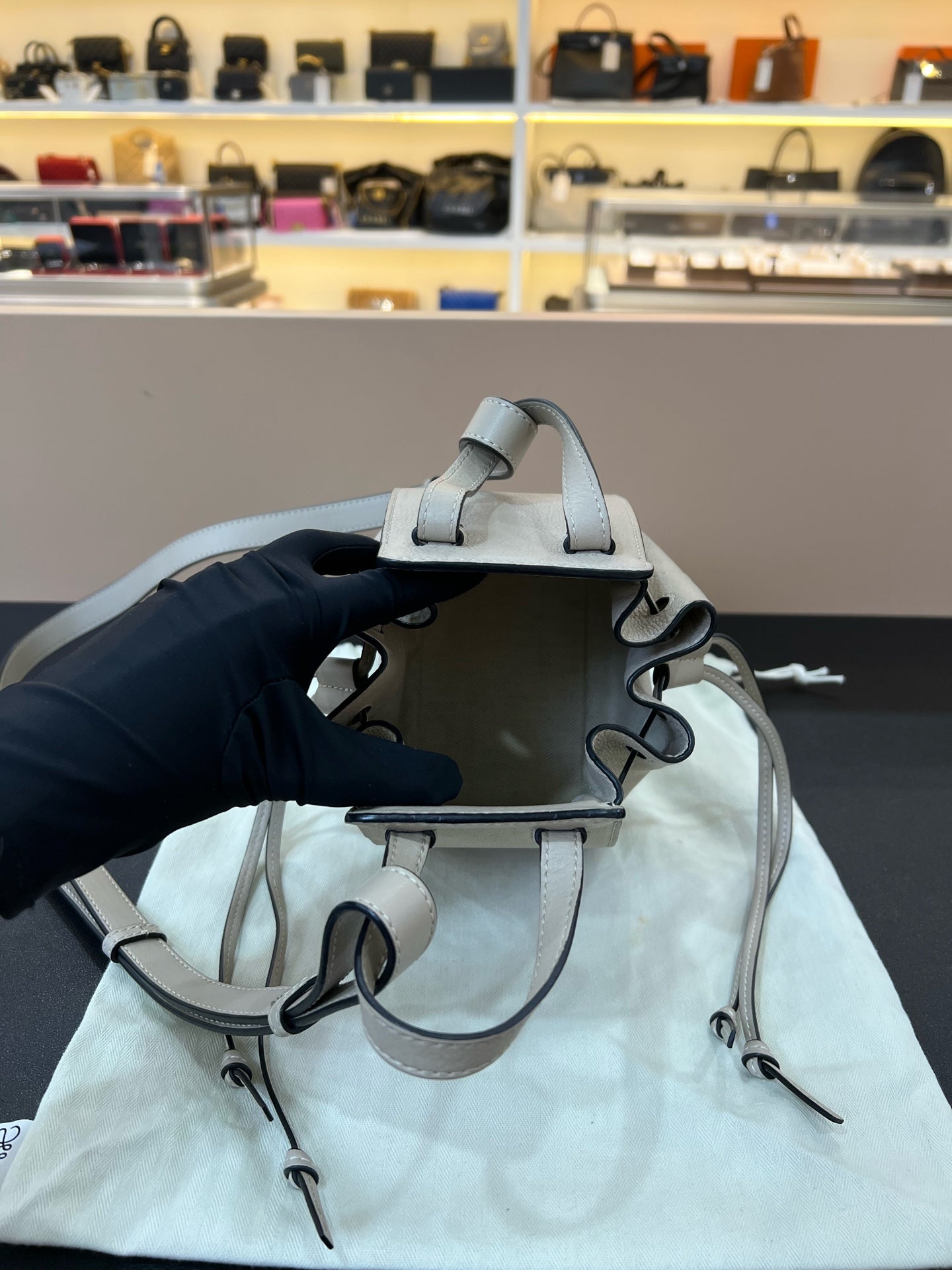 Loewe - Hammock - Leather - Beige - (mini)