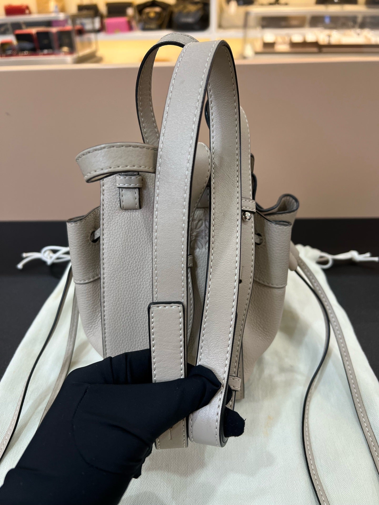 Loewe - Hammock - Leather - Beige - (mini)