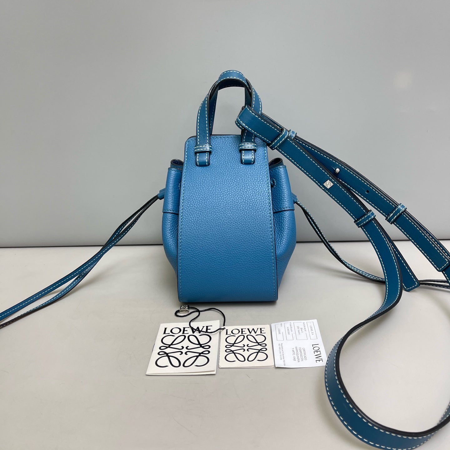 Loewe - Hammock - Leather - Blue - (mini)