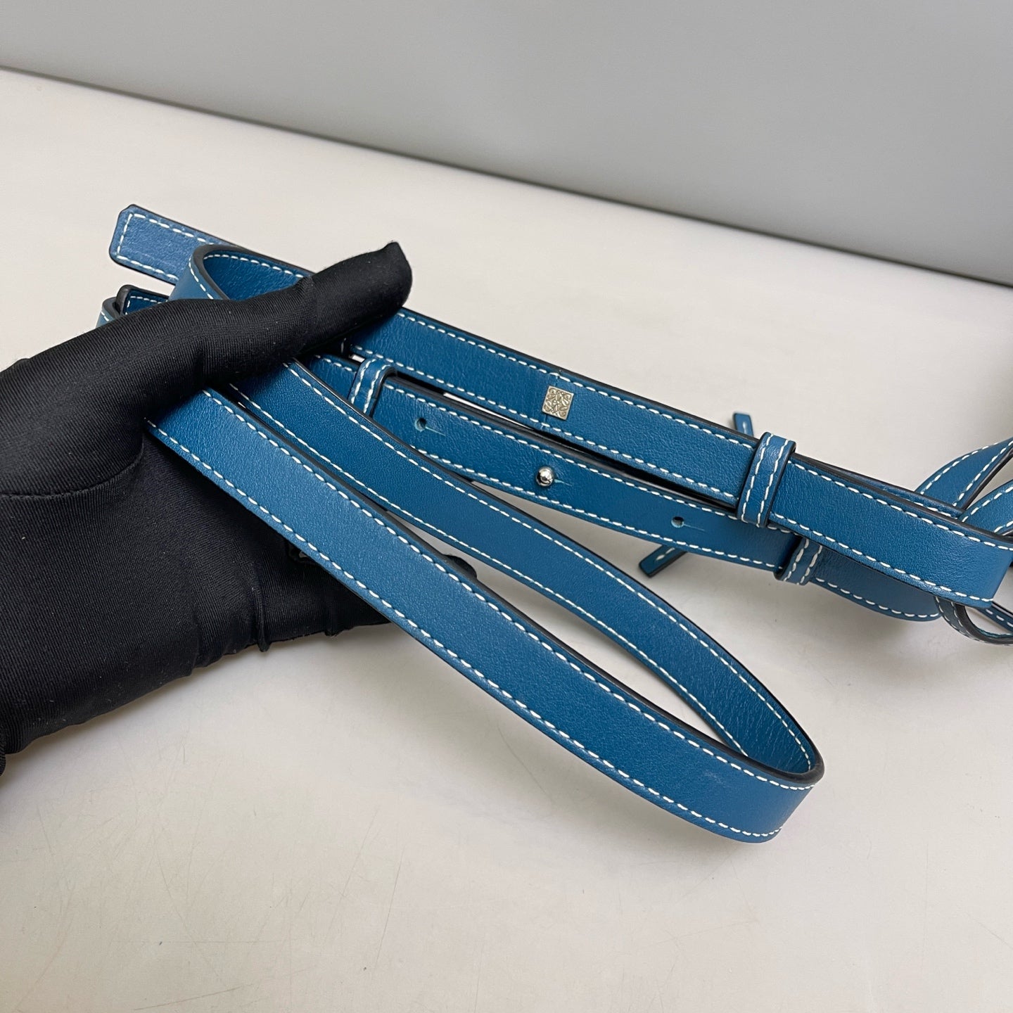 Loewe - Hammock - Leather - Blue - (mini)