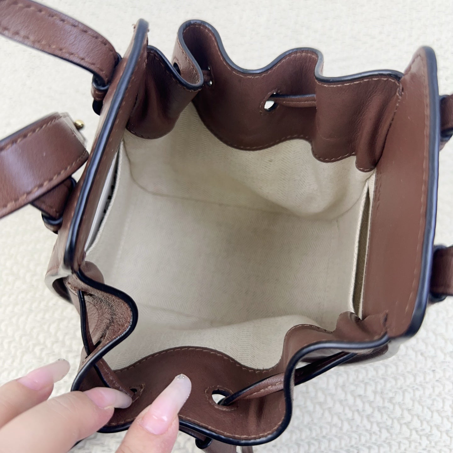 Loewe - Hammock - Leather - Brown - (mini)