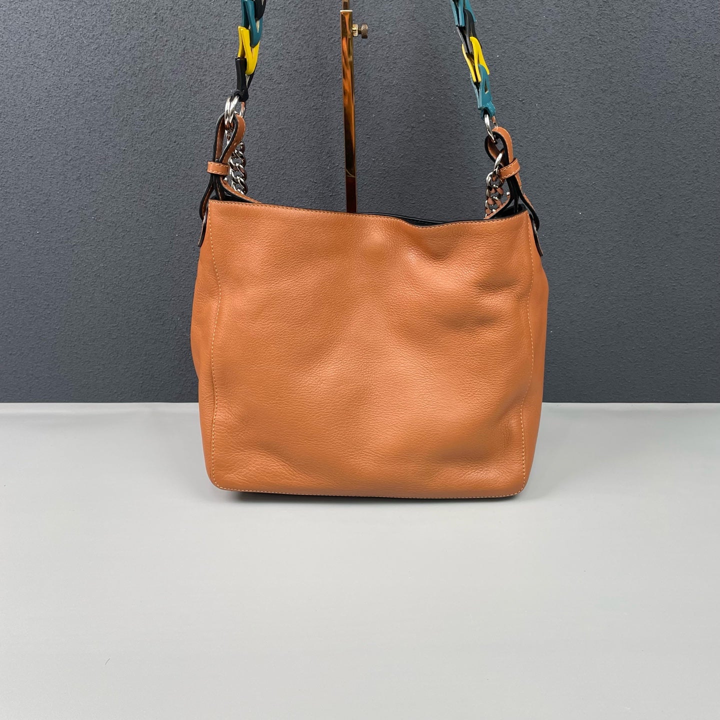 Loewe - Hobo - Full leather - Caramel with Multi-color Strap - (Medium)