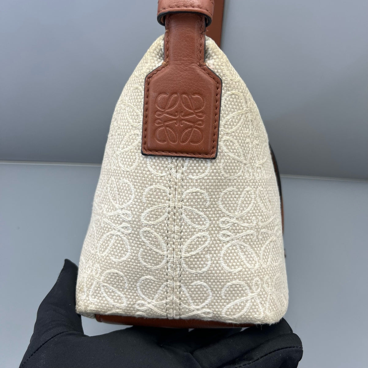 Loewe - Lunchbox Mini Bag - Cloth - Beige - (mini)