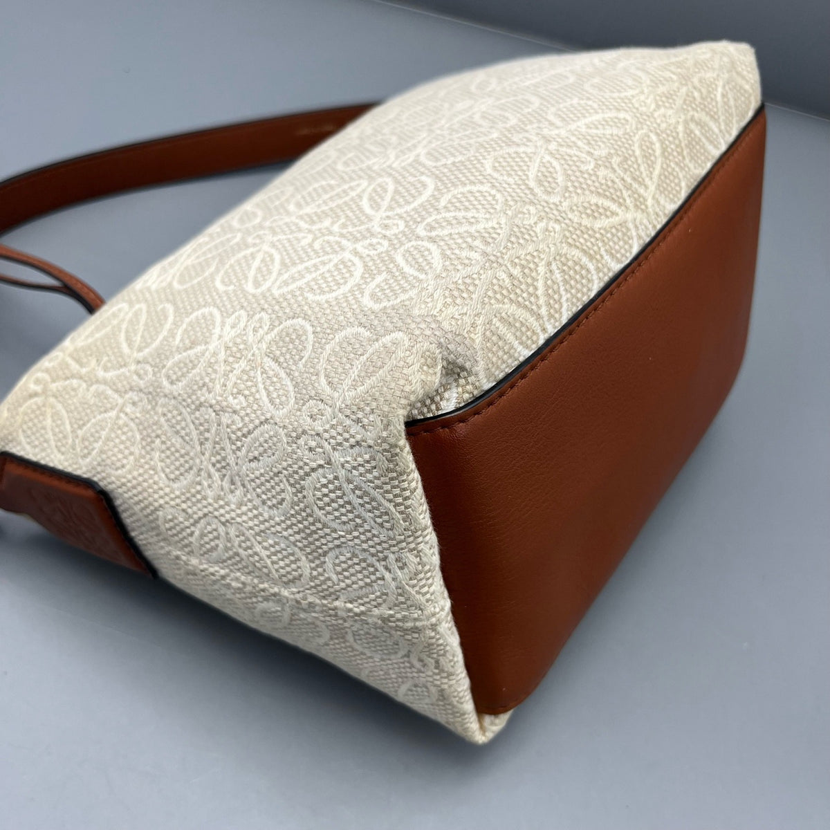 Loewe - Lunchbox Mini Bag - Cloth - Beige - (mini)