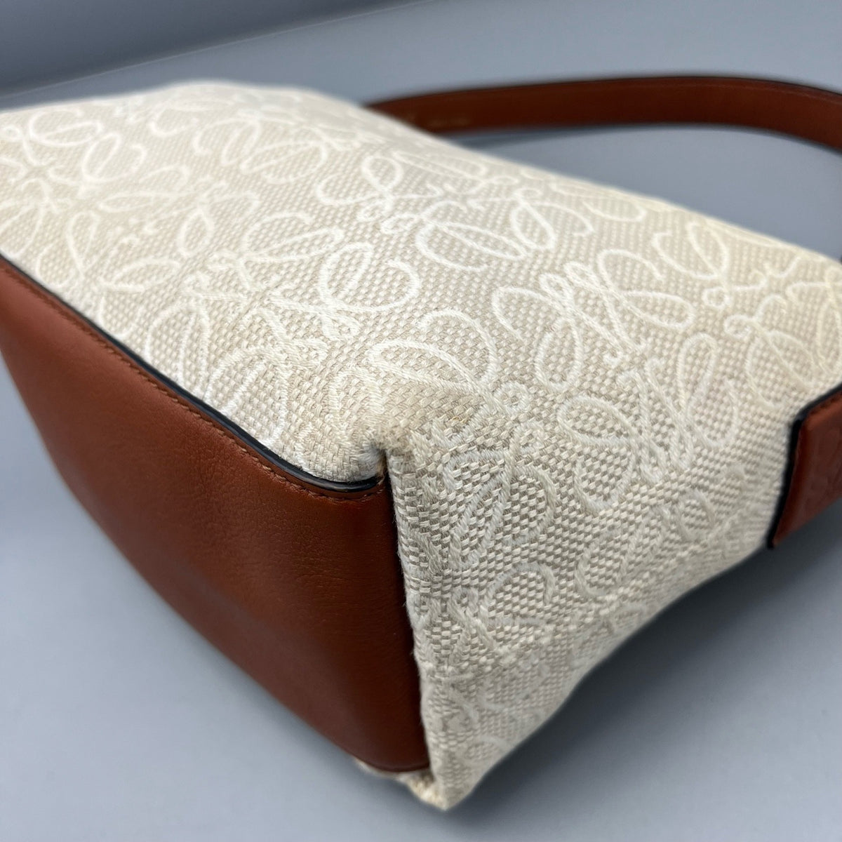 Loewe - Lunchbox Mini Bag - Cloth - Beige - (mini)
