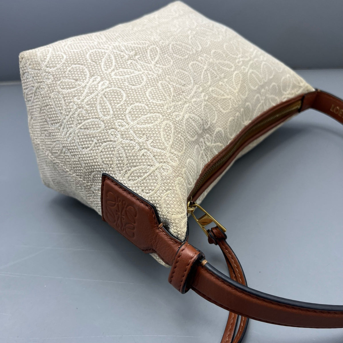 Loewe - Lunchbox Mini Bag - Cloth - Beige - (mini)
