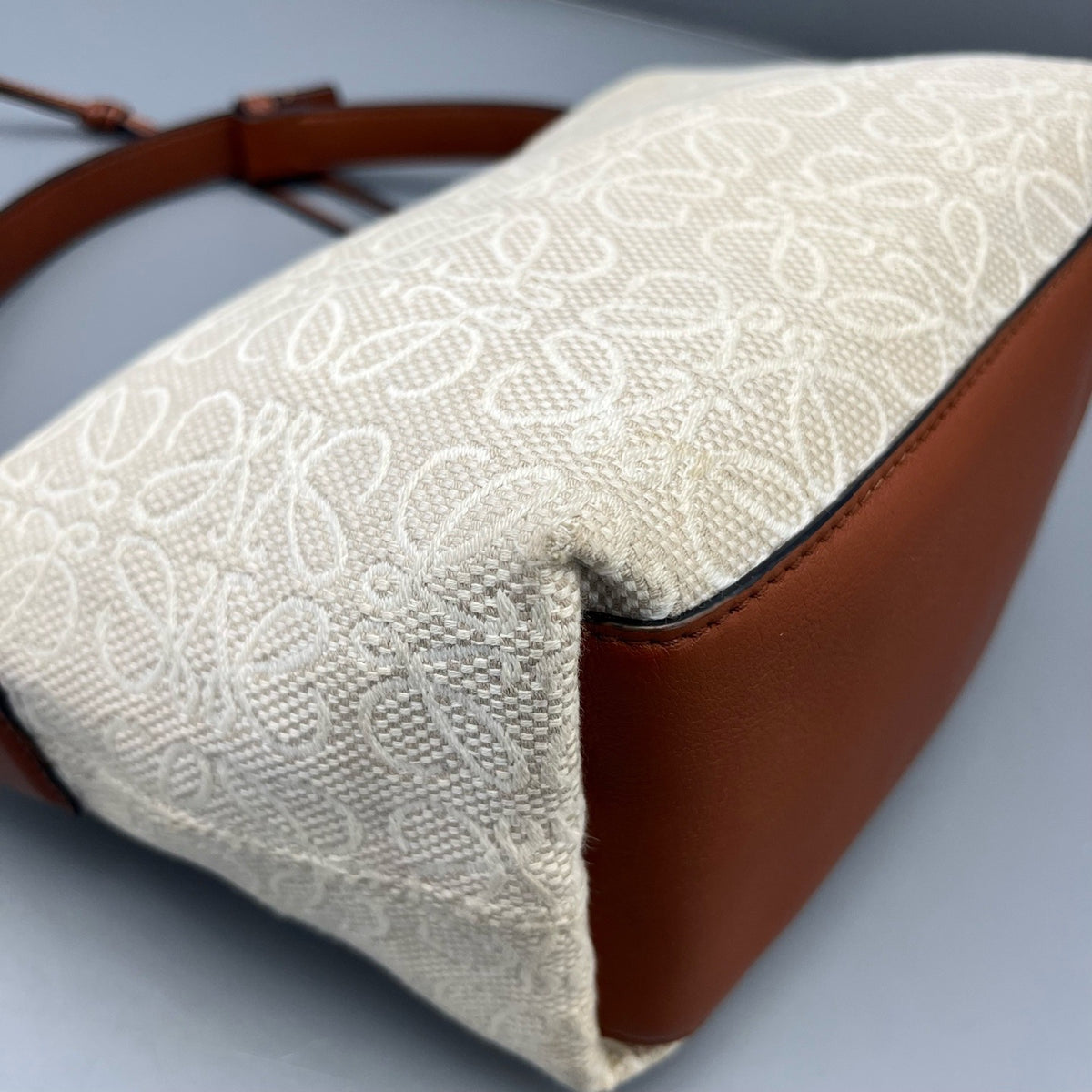 Loewe - Lunchbox Mini Bag - Cloth - Beige - (mini)