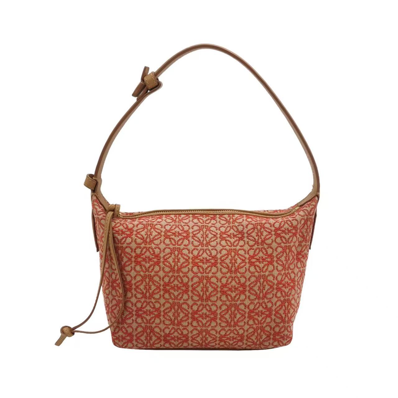 Loewe - Other - Canvas with leather trim - Red with beige accents - (small)