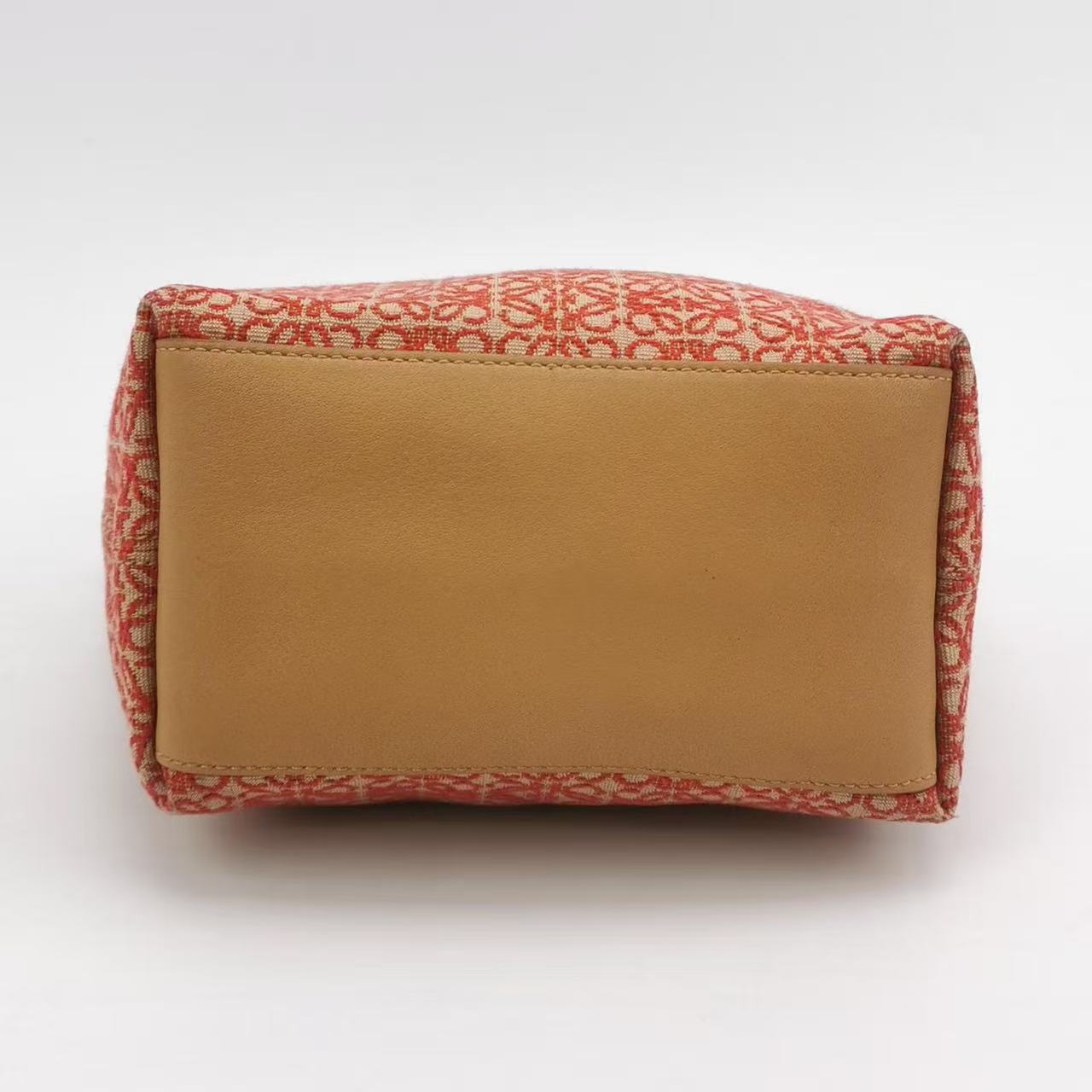 Loewe - Other - Canvas with leather trim - Red with beige accents - (small)