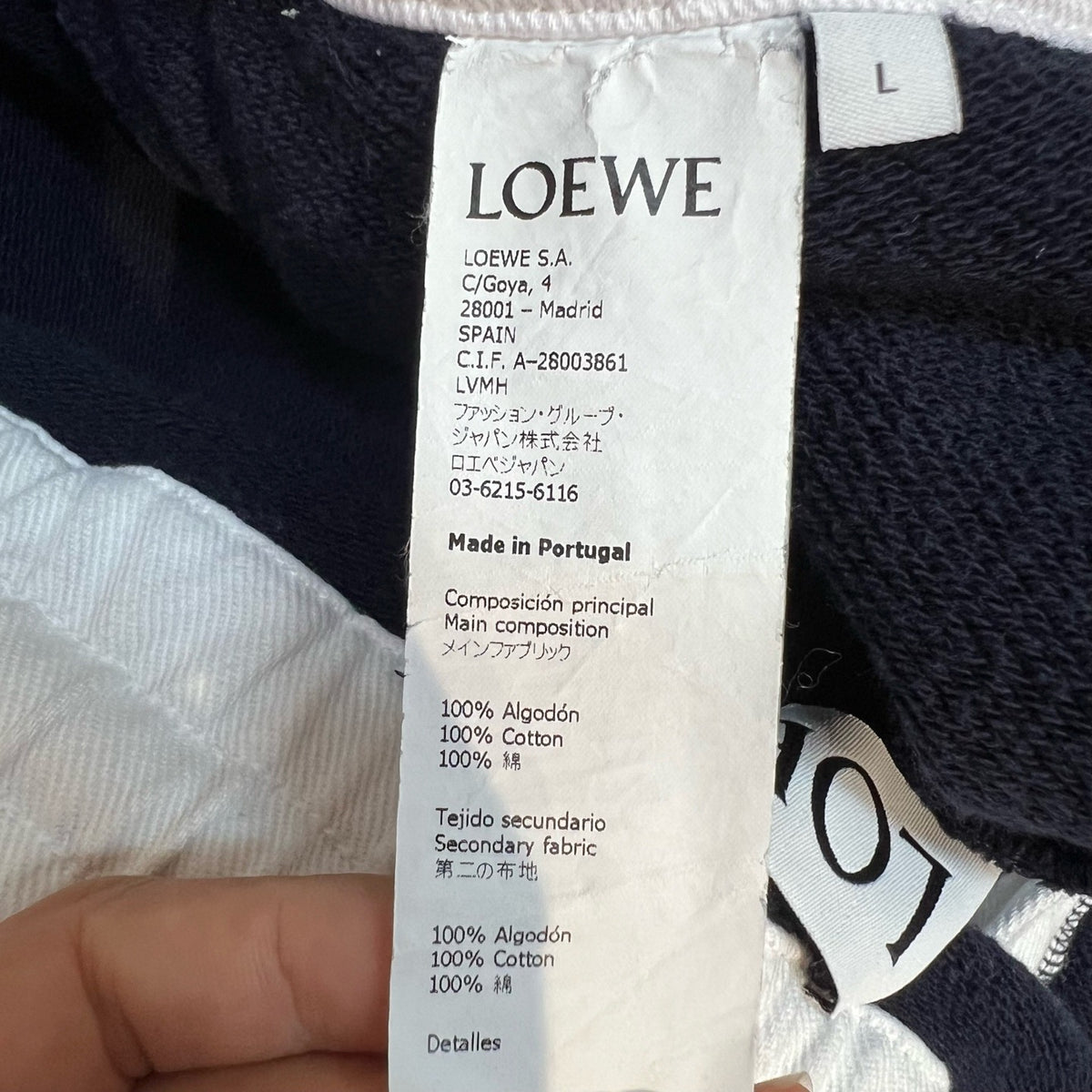 Loewe - Other - Cotton - Navy - (L)