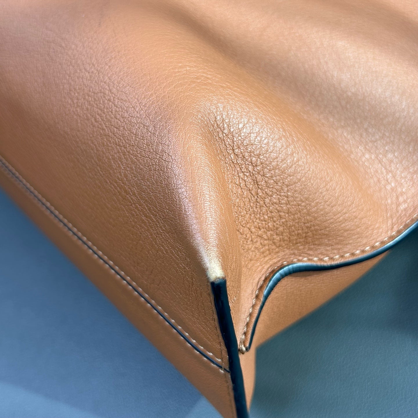 Loewe - Pouch - Leather - Caramel - (large)