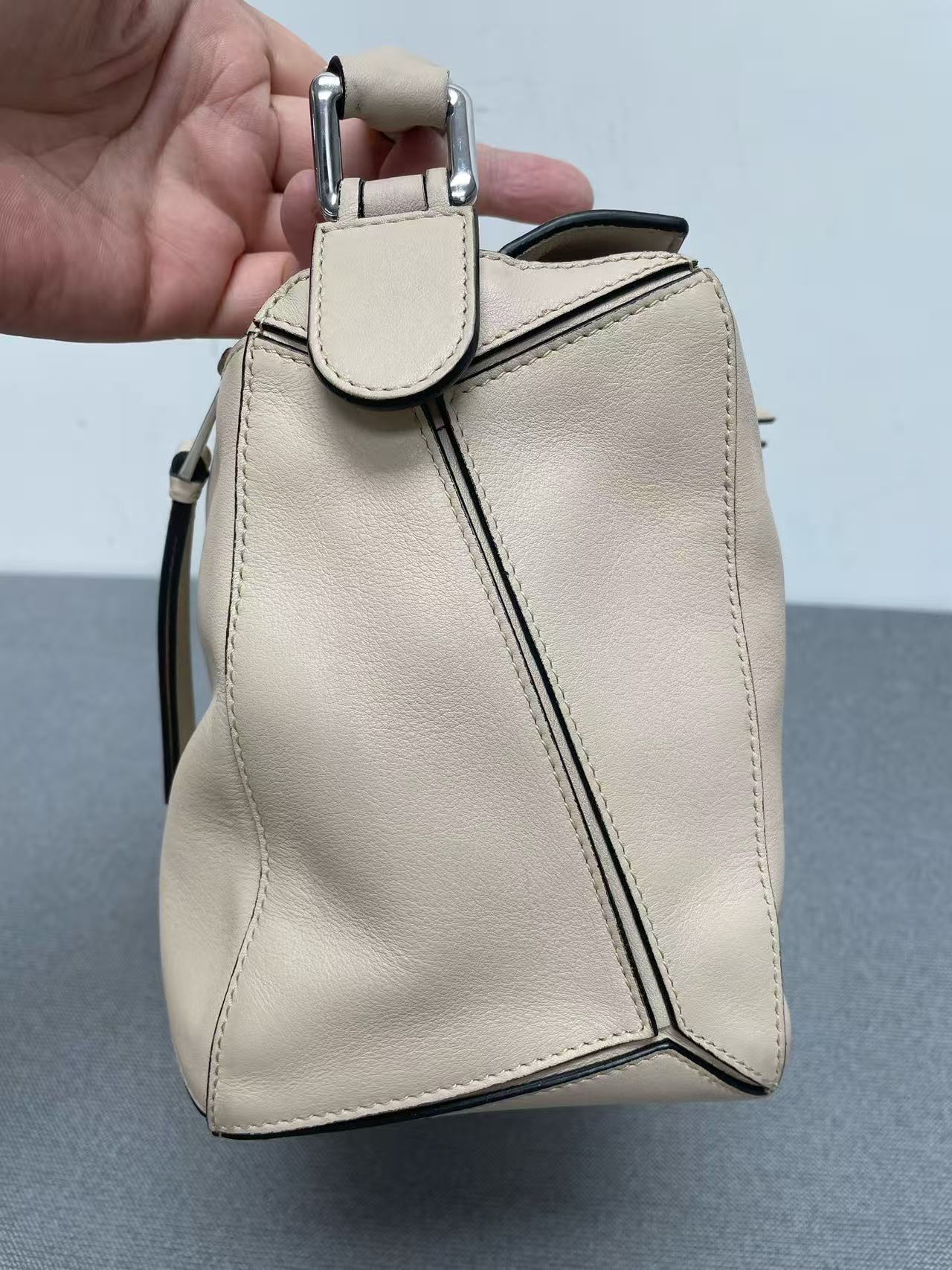 Loewe - Puzzle bag - Calfskin leather - Beige - (Medium)