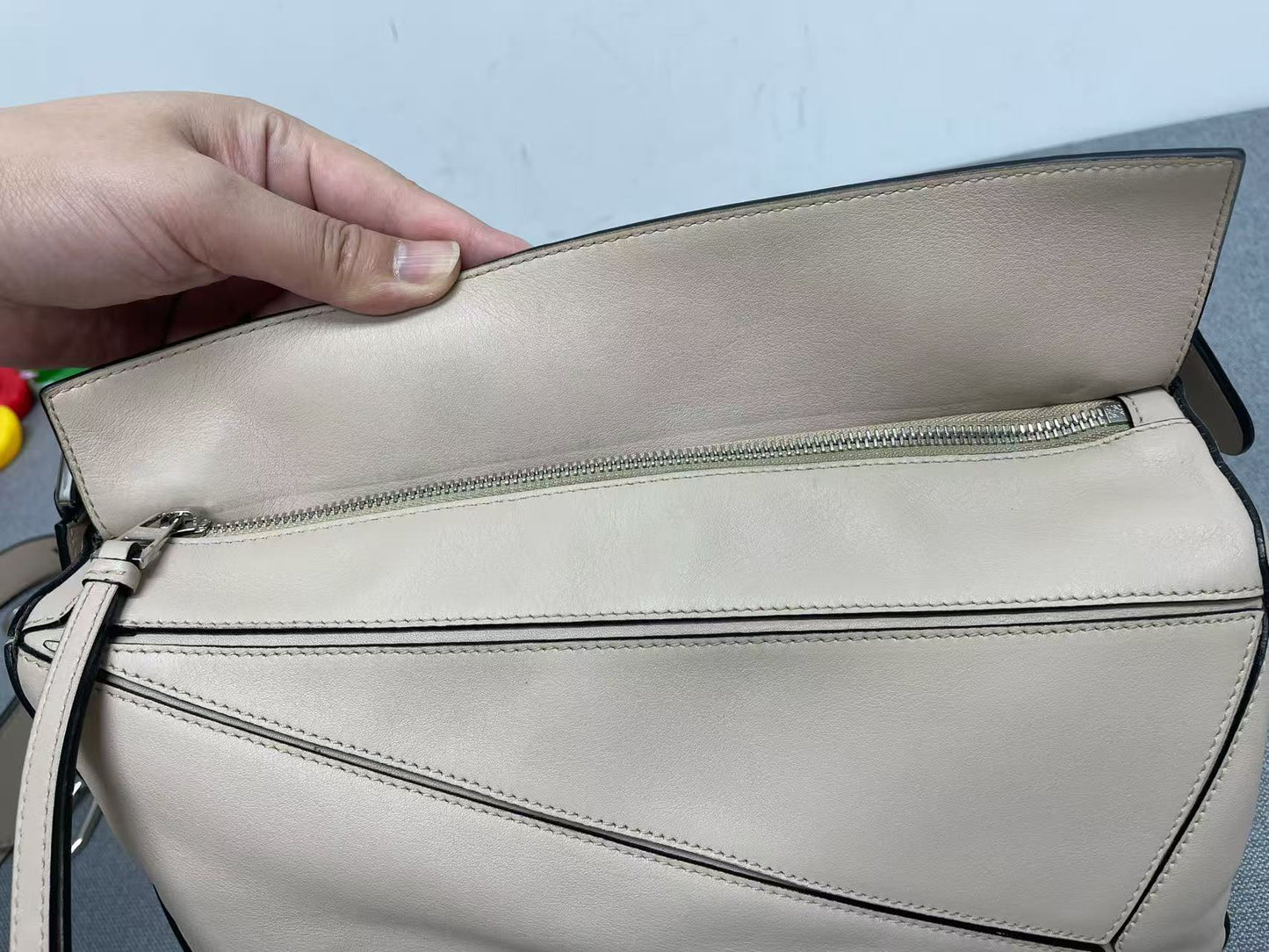Loewe - Puzzle bag - Calfskin leather - Beige - (Medium)