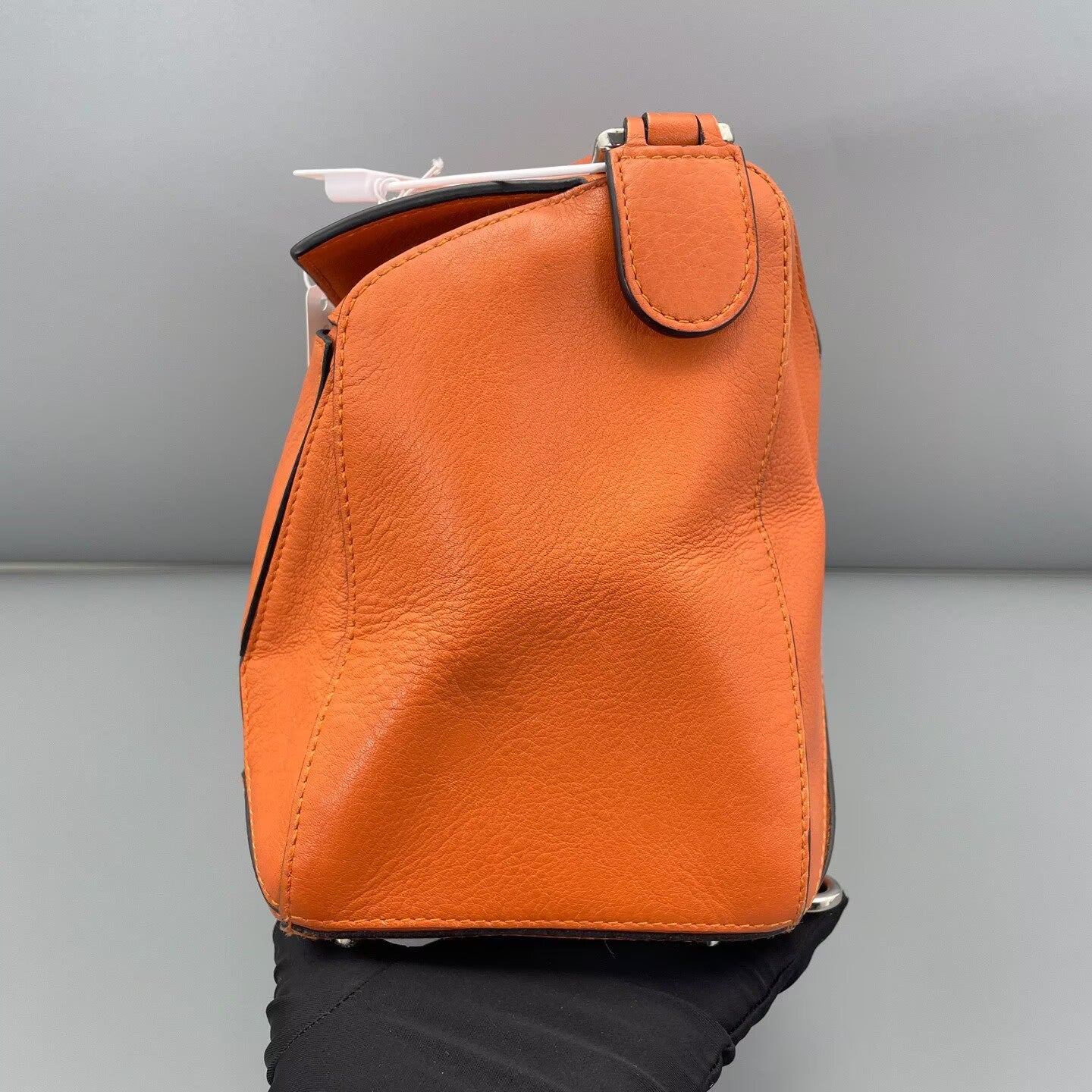 LOEWE - Puzzle bag - Calfskin leather - Orange-red - (medium)