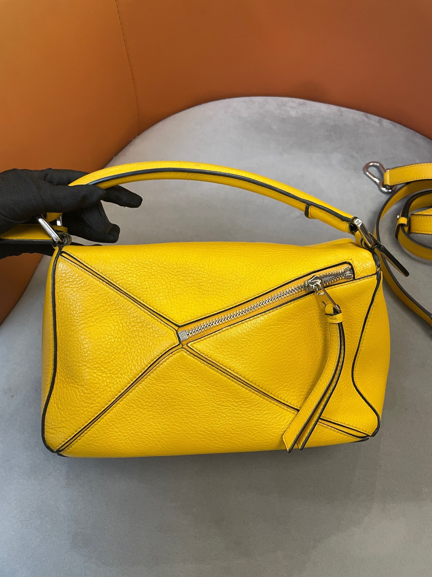 Loewe - Puzzle Bag - Calfskin leather - Yellow - (Small)