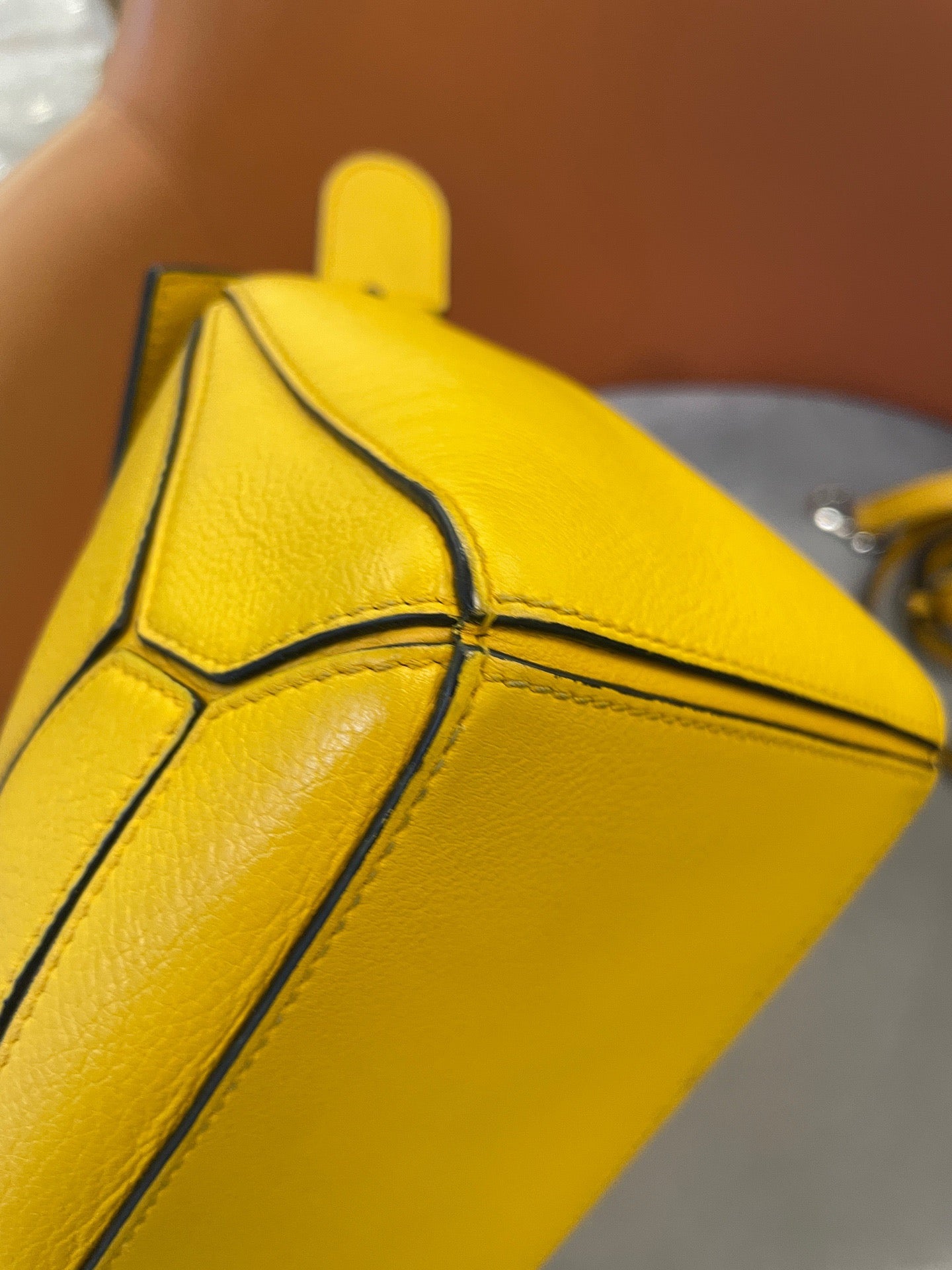 Loewe - Puzzle Bag - Calfskin leather - Yellow - (Small)