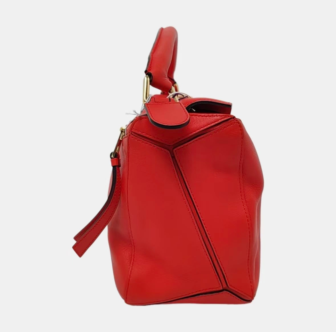 LOEWE - Puzzle Bag - Cowhide leather - Red with Gold-Tone Hardware - (medium)