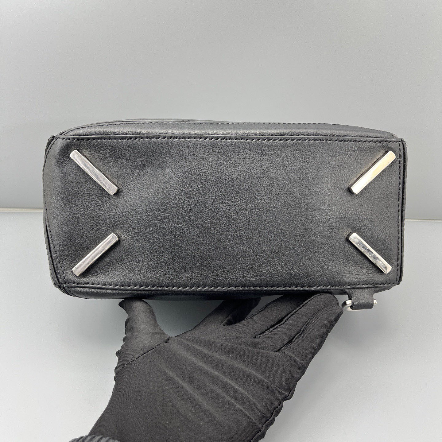 Loewe - Puzzle bag - Grained calfskin leather - Black - (Small)