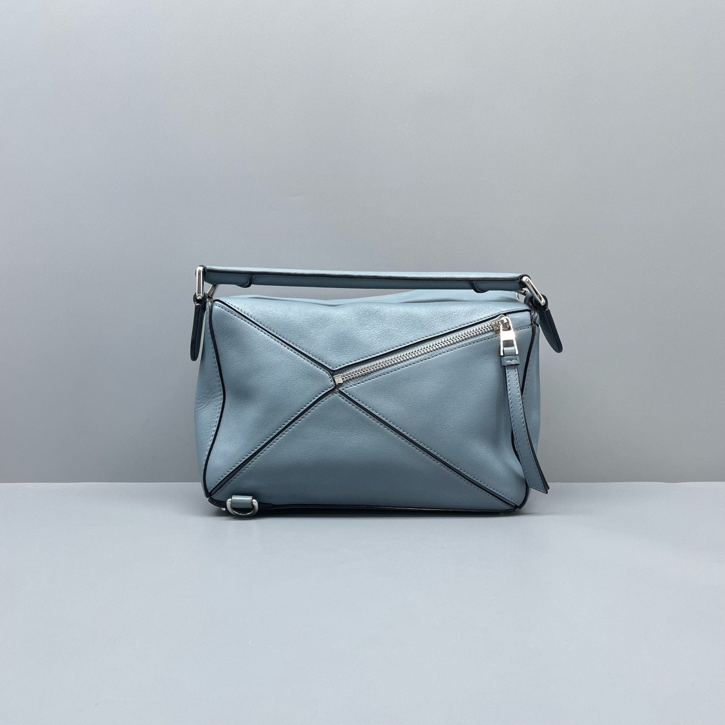 Loewe - Puzzle Bag - Grained calfskin leather - Mist Blue - (Small)