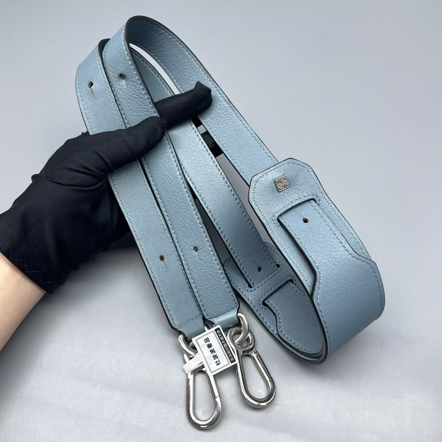 Loewe - Puzzle Bag - Grained calfskin leather - Mist Blue - (Small)