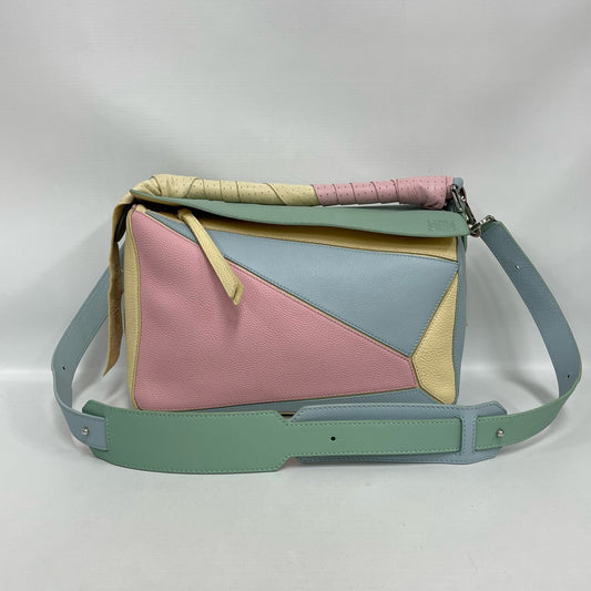 Loewe - Puzzle Bag - Grained calfskin leather - Multicolour - (medium)