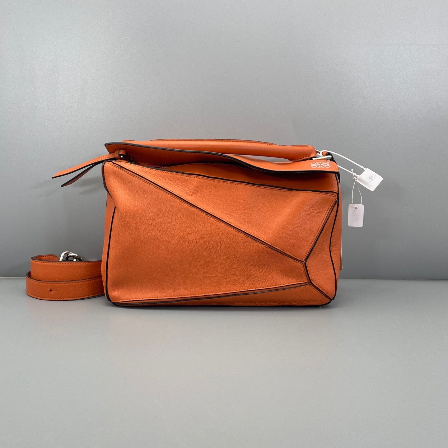 Loewe - Puzzle Bag - Grained leather - Orange - (medium)