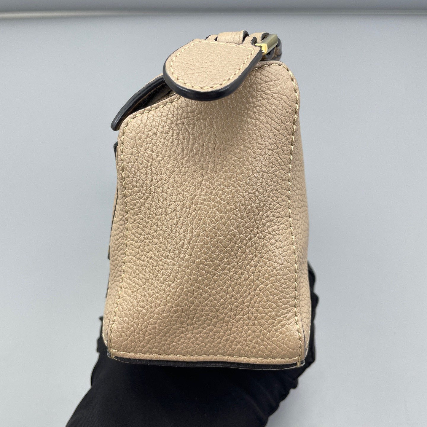 LOEWE - Puzzle bag Mini - Grained calfskin leather - Beige - (mini)
