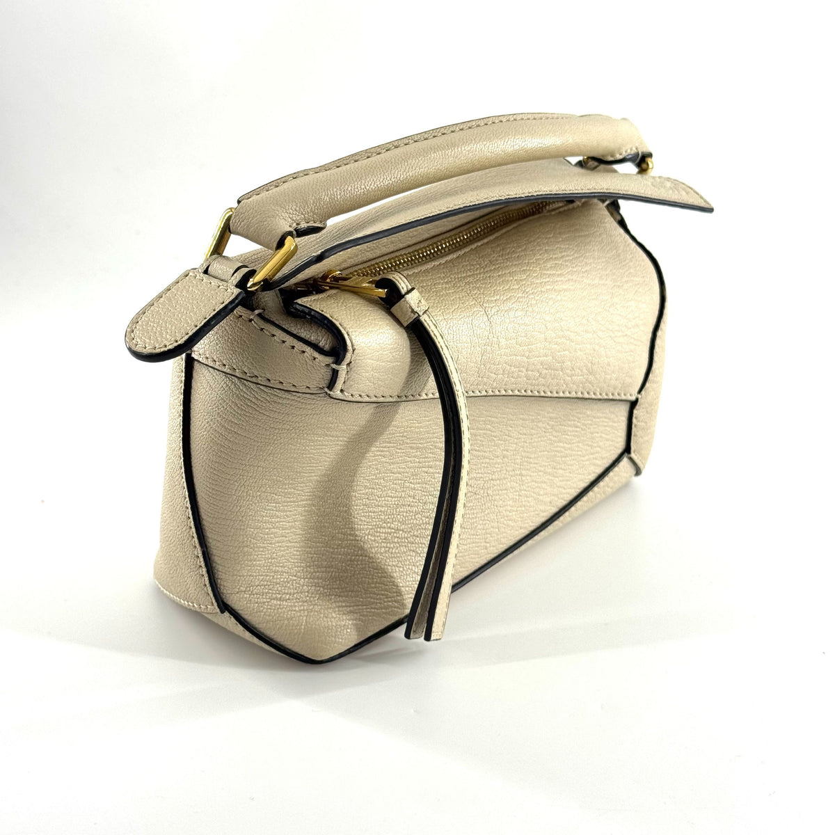 Loewe - Puzzle Bag Mini - Leather - Beige - (mini)