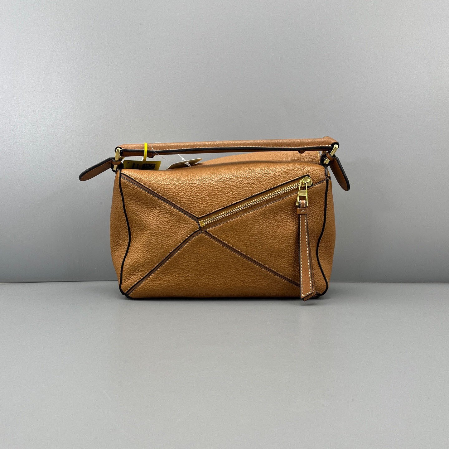 LOEWE - Puzzle Bag - Pebbled calfskin leather - Caramel with Gold-Tone Hardware - (small)