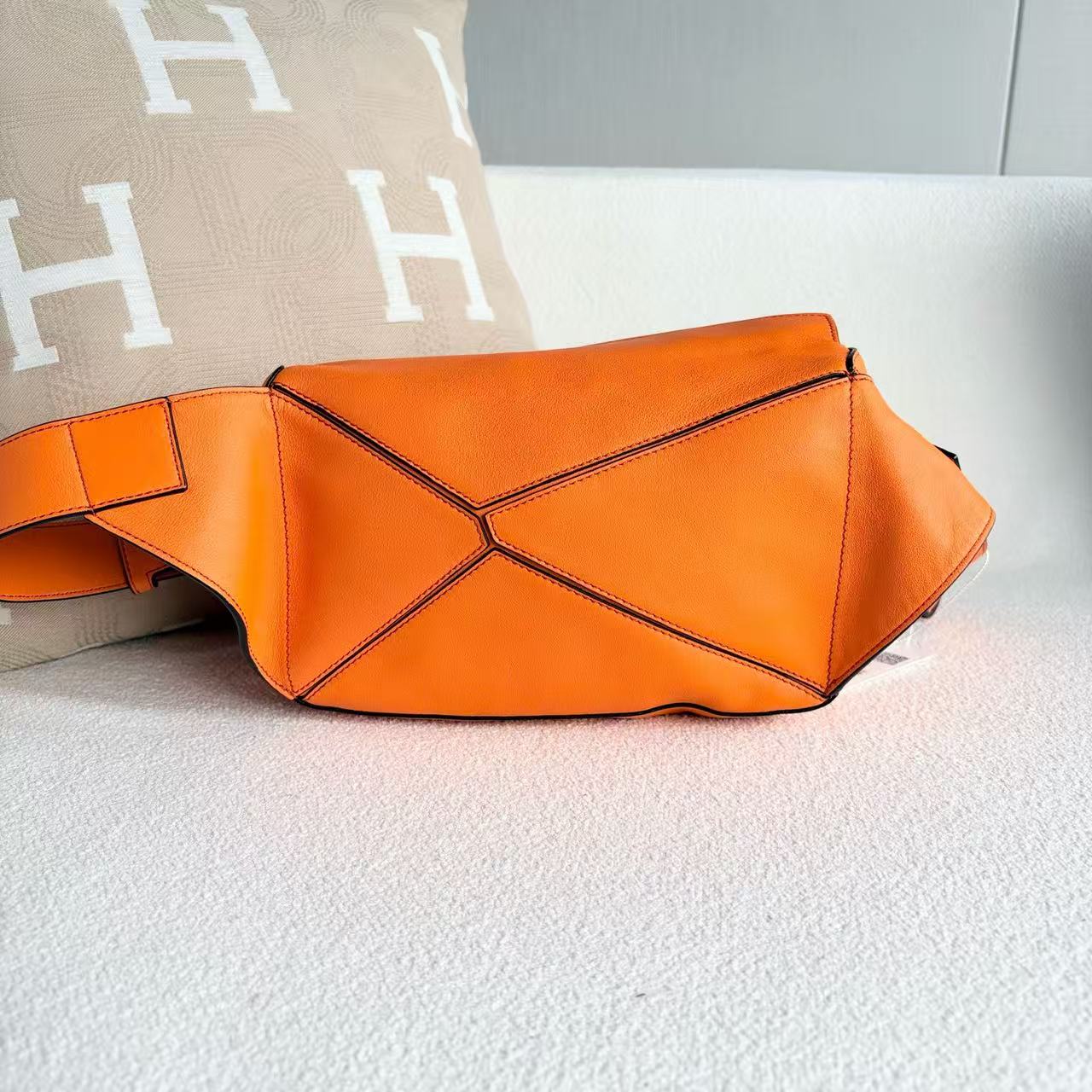 Loewe - Puzzle - Cowhide leather - Orange - (Small)