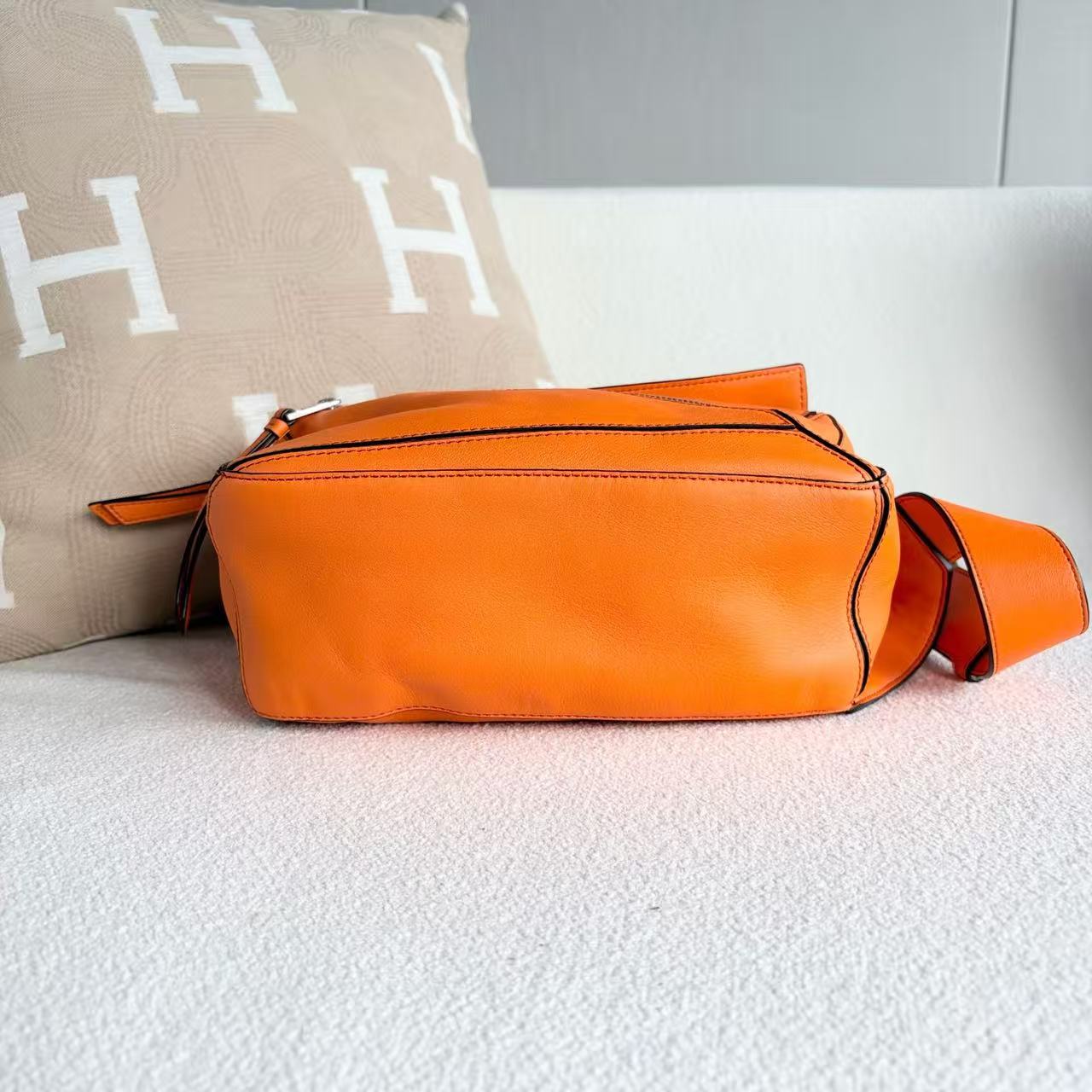 Loewe - Puzzle - Cowhide leather - Orange - (Small)